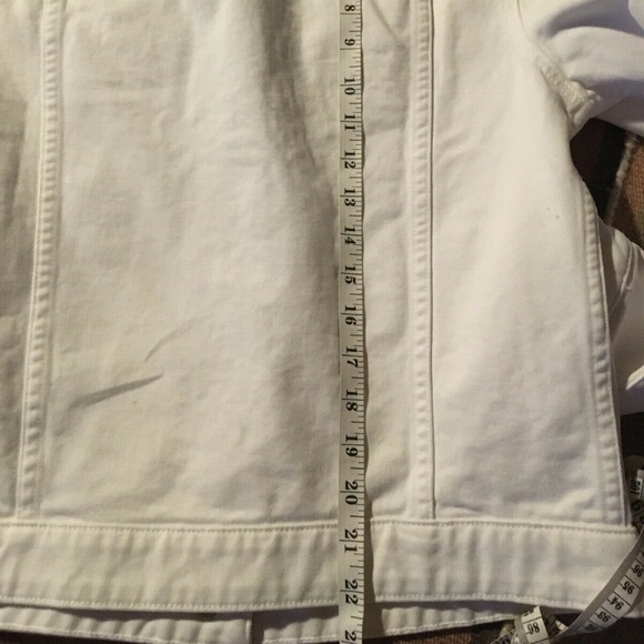 Rag and Bone Women's White Nico Denim Jacket Size S NWT - Picture 9 of 10